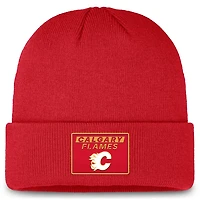 Fanatics Calgary Flames Authentic Pro Cuffed Knit Hat