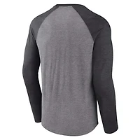 Fanatics Calgary Flames Special Edition Long Sleeve Tri-Blend Raglan T-Shirt