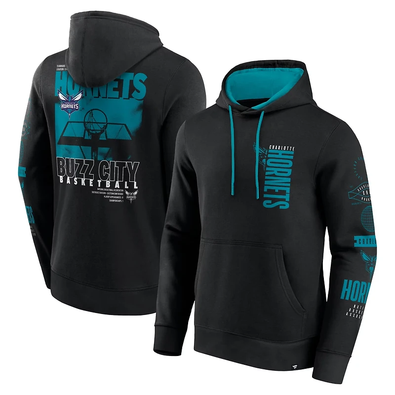 Fanatics Charlotte Hornets Game Time Crossover Pullover Hoodie