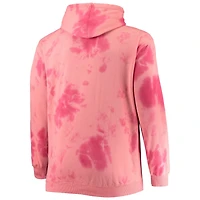 Fanatics Chicago Bulls Big  Tall Wordmark Cloud Dye Pullover Hoodie