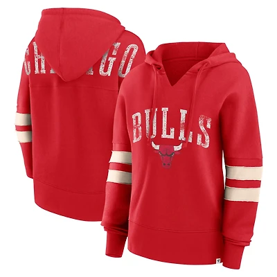 Fanatics Chicago Bulls Bold Move Dolman V-Neck High Hip Hoodie