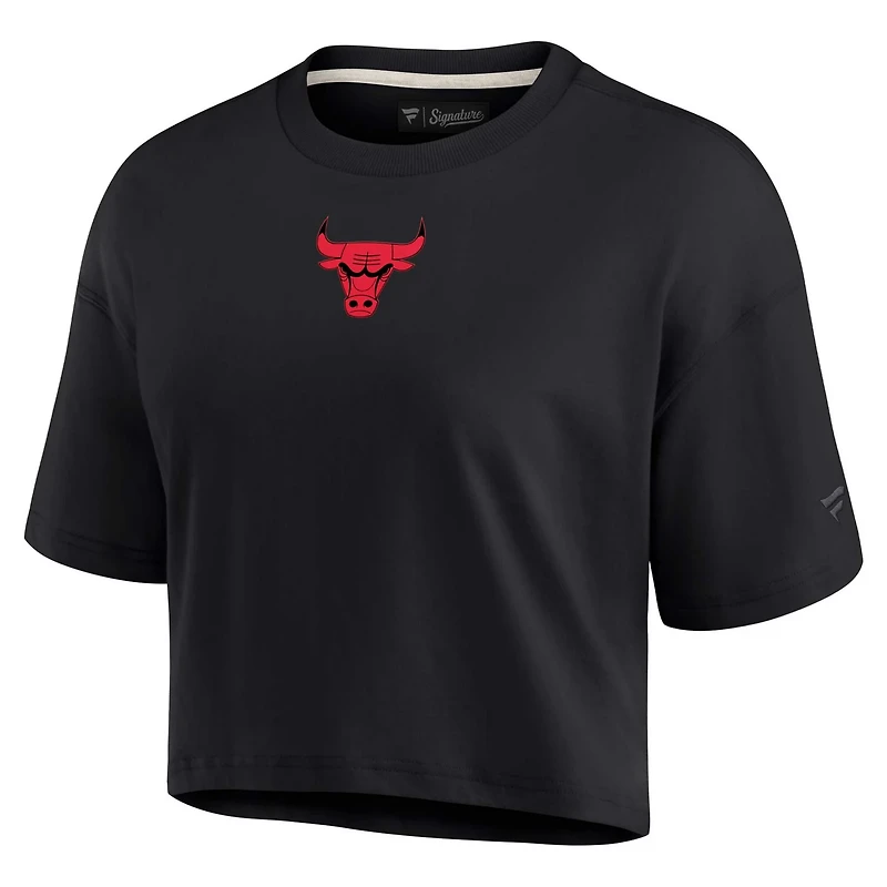 Fanatics Chicago Bulls Elements Super Soft Boxy Cropped T-Shirt