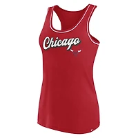 Fanatics Chicago Bulls Wordmark Logo Racerback Tank Top