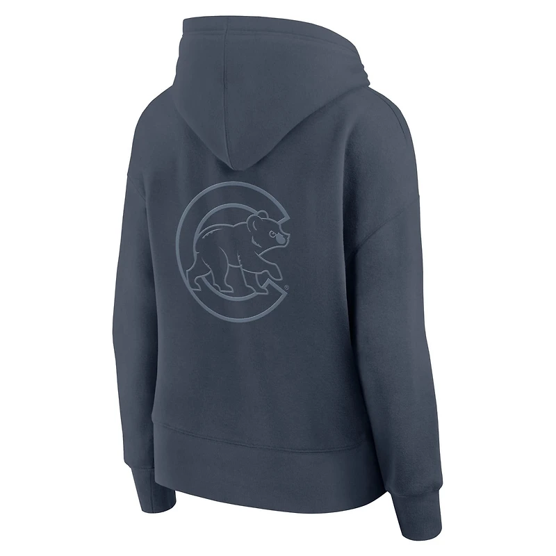 Fanatics Chicago Cubs Elements Future Ground Subtle Tonal Pullover Hoodie