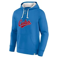 Fanatics Chicago Cubs Plan for Adversity Henley Fleece Pullover Hoodie