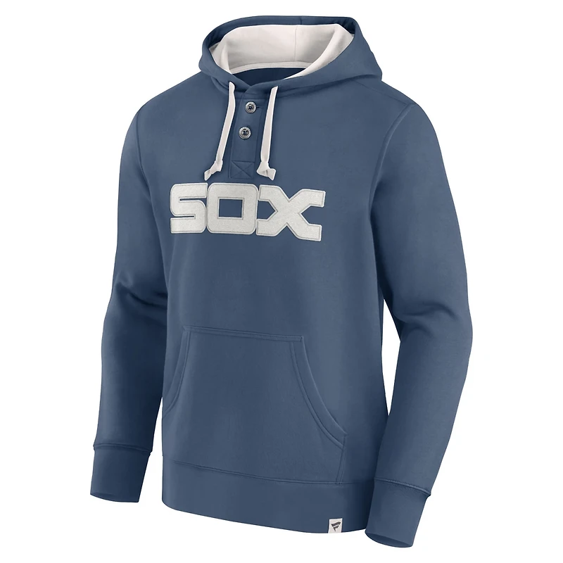 Fanatics Chicago White Sox Plan for Adversity Henley Fleece Pullover Hoodie