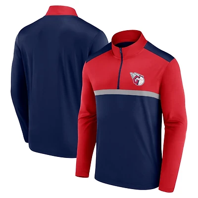 Fanatics Cleveland Guardians Unstoppable Quarter-Zip Top