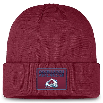Fanatics Colorado Avalanche Authentic Pro Cuffed Knit Hat