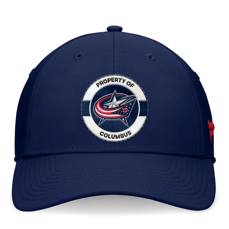 Fanatics Columbus Blue Jackets Authentic Pro Training Camp Flex Hat
