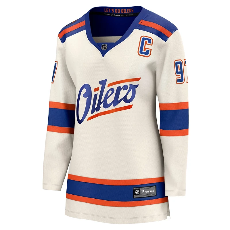 Fanatics Connor McDavid Light Edmonton Oilers Alternate Breakaway Jersey