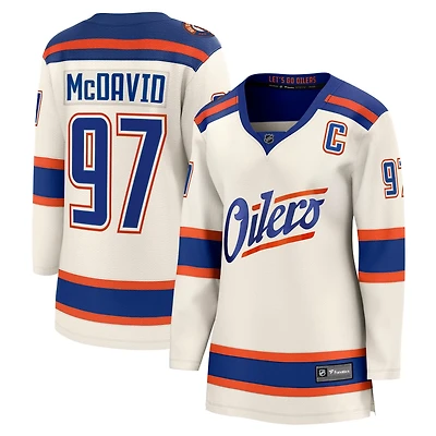 Fanatics Connor McDavid Light Edmonton Oilers Alternate Breakaway Jersey