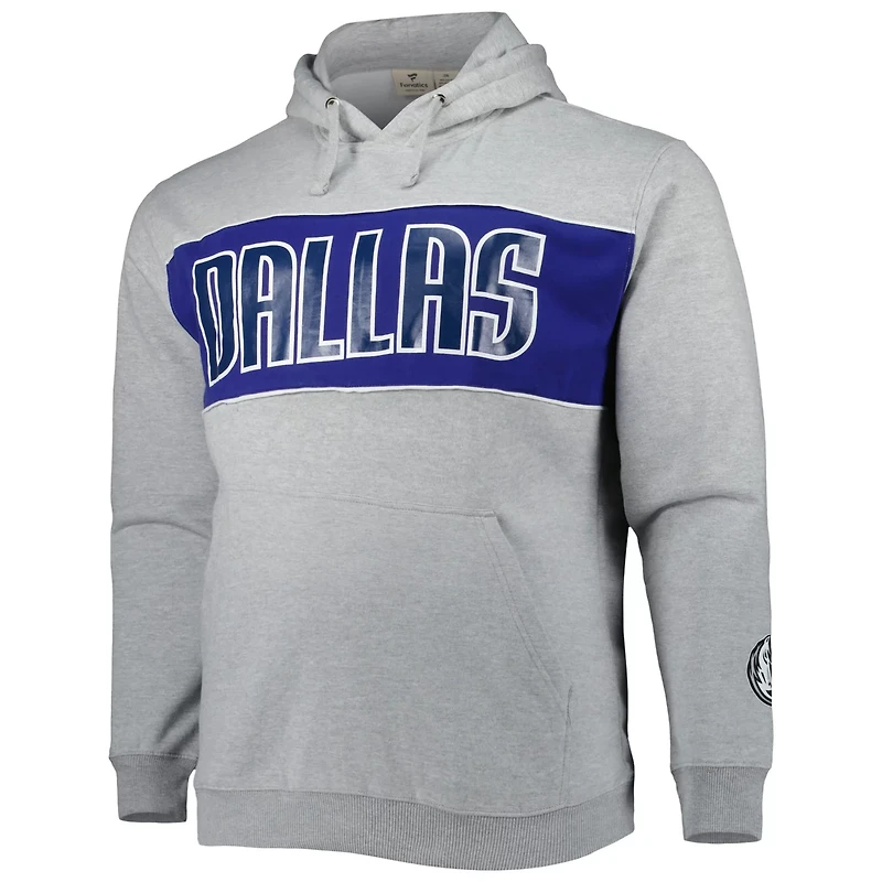 Fanatics Dallas Mavericks Big  Tall Wordmark Pullover Hoodie