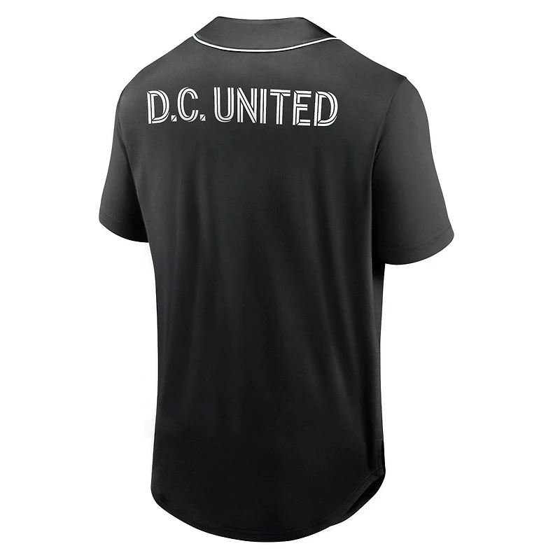 Fanatics DC United Third Period Fashion Baseball Button-Up Jersey