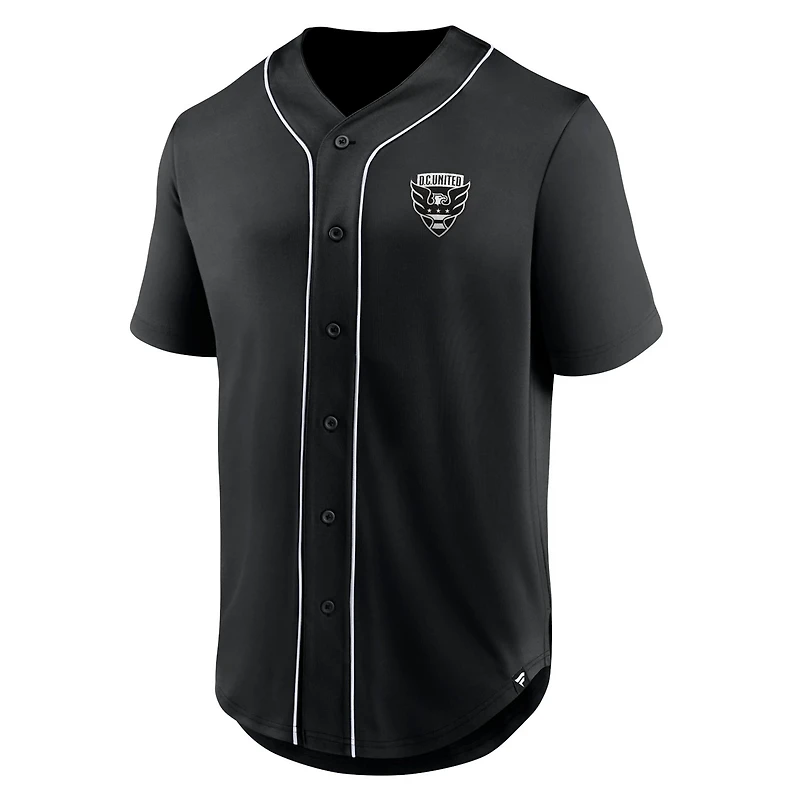 Fanatics DC United Third Period Fashion Baseball Button-Up Jersey