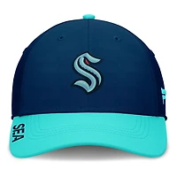 Fanatics Deep Sea Light Seattle Kraken Authentic Pro Rink Flex Hat