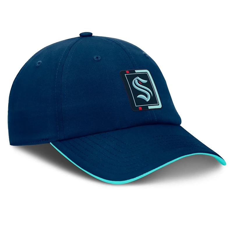 Fanatics Deep Sea Light Seattle Kraken Authentic Pro Ripstop Adjustable Hat