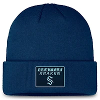 Fanatics Deep Sea Seattle Kraken Authentic Pro Cuffed Knit Hat