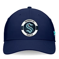 Fanatics Deep Sea Seattle Kraken Authentic Pro Training Camp Flex Hat