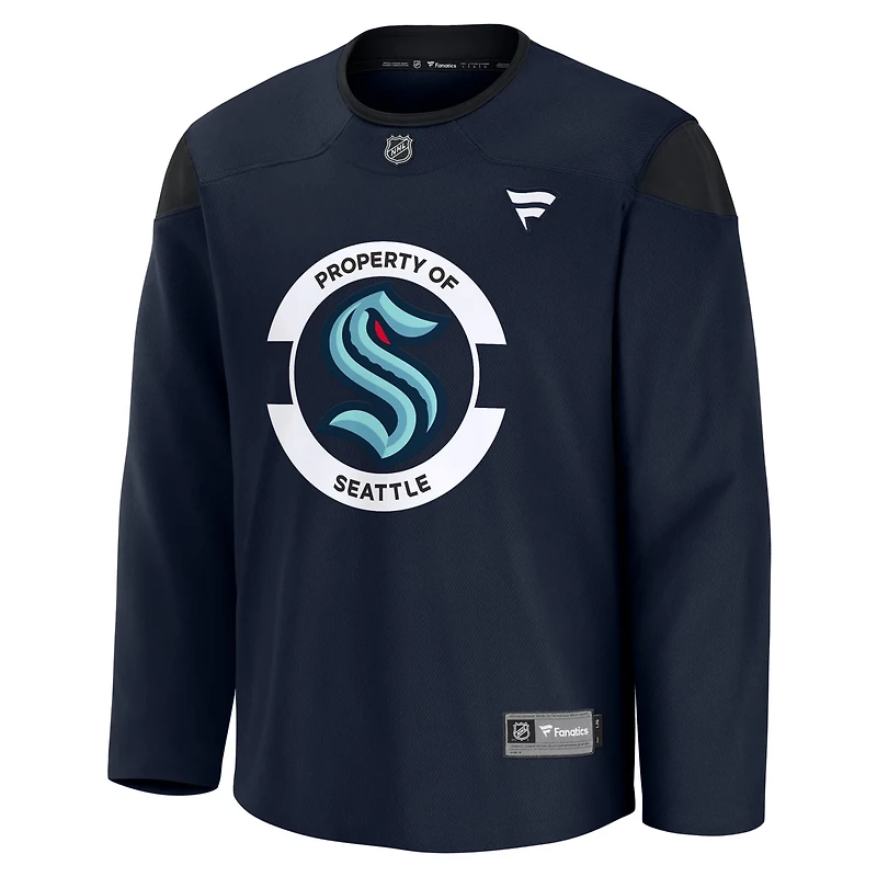 Fanatics Deep Sea Seattle Kraken Team Practice Jersey