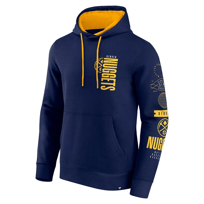 Fanatics Denver Nuggets Game Time Crossover Pullover Hoodie