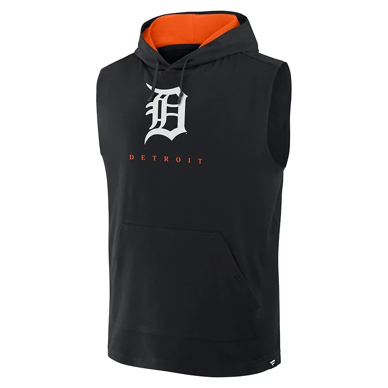 Fanatics Detroit Tigers Fire Speed Sleeveless Pullover Hoodie