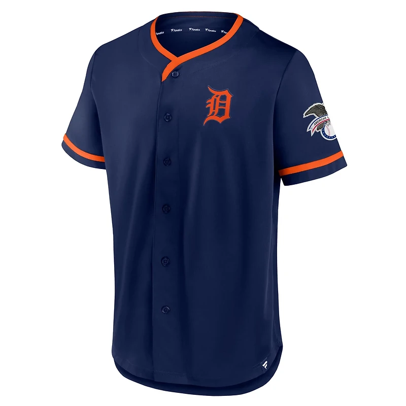 Fanatics Detroit Tigers Iconic Button-Up Top