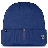 Fanatics Edmonton Oilers Authentic Pro Cuffed Knit Hat