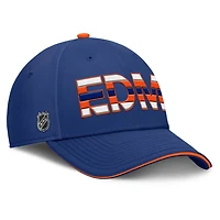 Fanatics Edmonton Oilers Rink Team Code Flex Hat