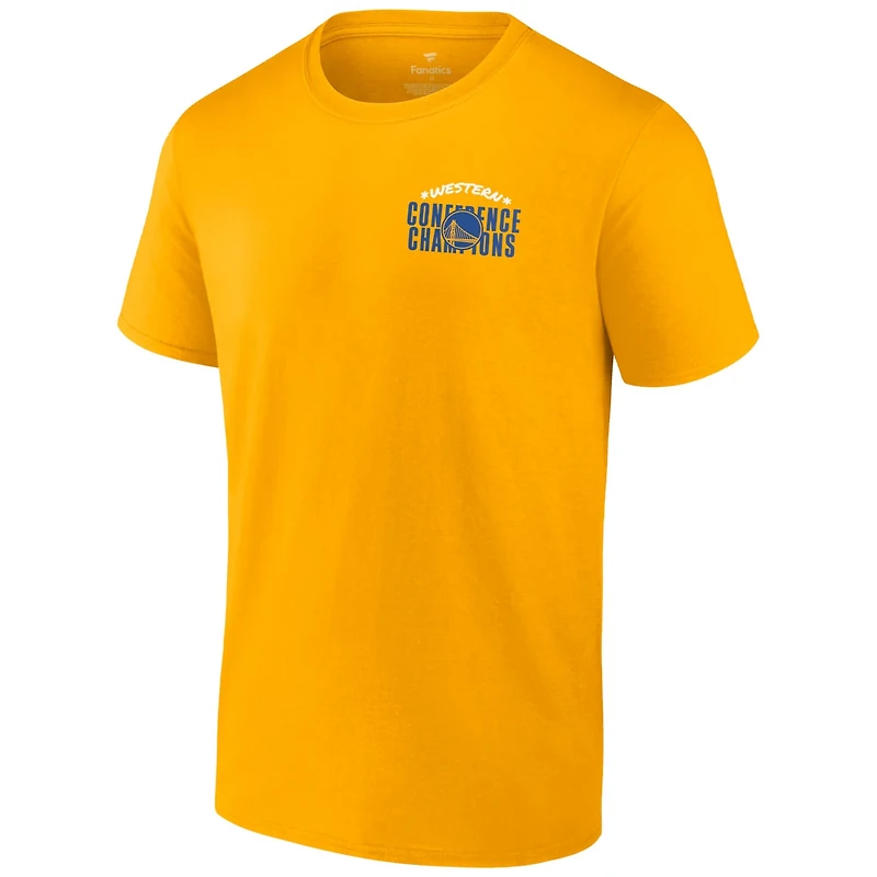 Fanatics en State Warriors 2022 Western Conference Champions Balanced Attack Roster T-Shirt