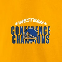 Fanatics en State Warriors 2022 Western Conference Champions Balanced Attack Roster T-Shirt