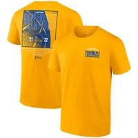 Fanatics en State Warriors 2022 Western Conference Champions Balanced Attack Roster T-Shirt