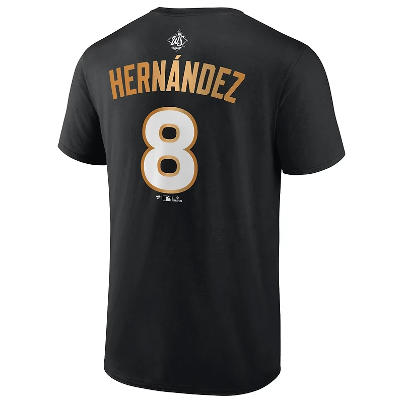 Fanatics Enrique Hernndez Los Angeles Dodgers 2025 World Series Champions Name Number T-Shirt