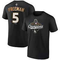 Fanatics Freddie Freeman Los Angeles Dodgers 2025 World Series Champions Name  Number T-Shirt