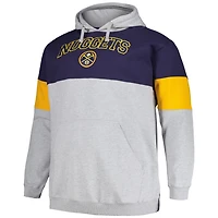 Fanatics /Gold Denver Nuggets Big  Tall Pullover Hoodie