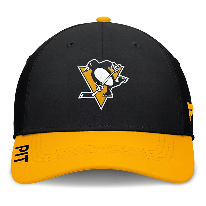 Fanatics Gold Pittsburgh Penguins Authentic Pro Rink Flex Hat