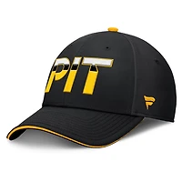 Fanatics Gold Pittsburgh Penguins Authentic Pro Rink Team Code Flex Hat