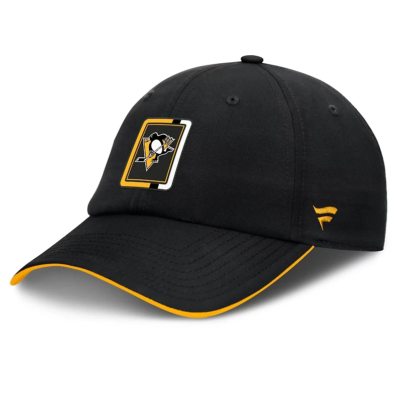 Fanatics Gold Pittsburgh Penguins Authentic Pro Ripstop Adjustable Hat
