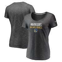 Fanatics Golden State Warriors Double-Fade Space-Dye V-Neck T-Shirt