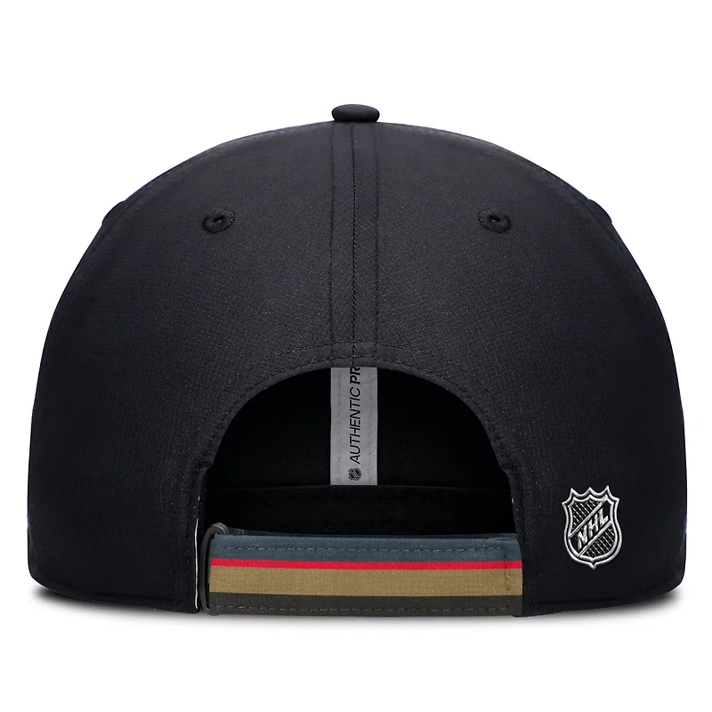 Fanatics Gray Vegas Golden Knights Authentic Pro Ripstop Adjustable Hat