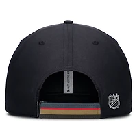 Fanatics Gray Vegas Golden Knights Authentic Pro Ripstop Adjustable Hat