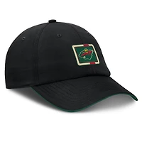 Fanatics Green Minnesota Wild Authentic Pro Ripstop Adjustable Hat