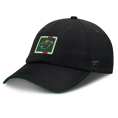 Fanatics Green Minnesota Wild Authentic Pro Ripstop Adjustable Hat