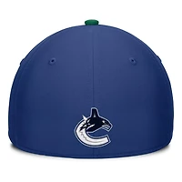 Fanatics Green Vancouver Canucks Authentic Pro Rink Team Code Flex Hat