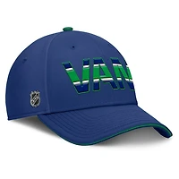 Fanatics Green Vancouver Canucks Authentic Pro Rink Team Code Flex Hat