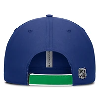 Fanatics Green Vancouver Canucks Authentic Pro Ripstop Adjustable Hat