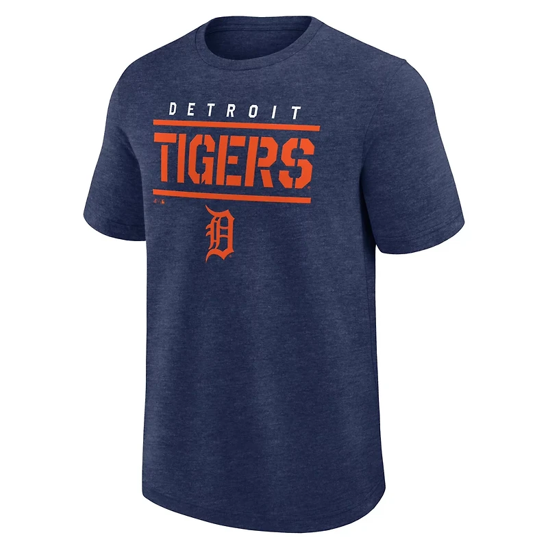 Fanatics Heather Detroit Tigers Top Notch T-Shirt
