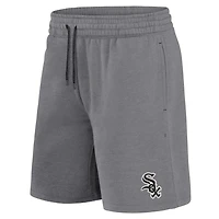 Fanatics /Heather Gray Chicago White Sox Arch T-Shirt  Shorts Combo Set