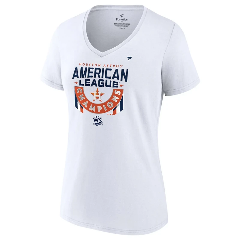Fanatics Houston Astros 2022 American League Champions Locker Room Plus V-Neck T-Shirt