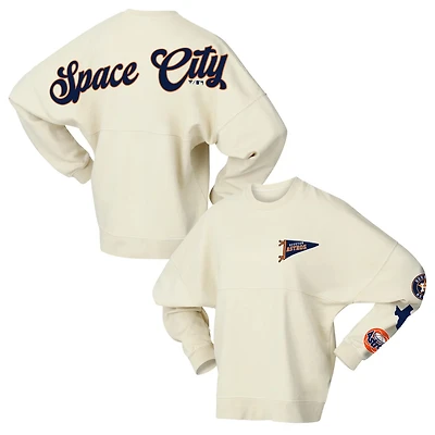 Fanatics Houston Astros Pennant Flag Branded Fleece Pullover Sweatshirt