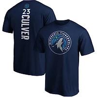 Fanatics Jarrett Culver Minnesota Timberwolves Playmaker Name  Number Logo T-Shirt
